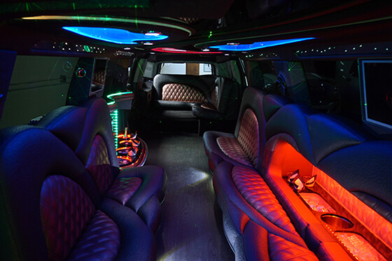 inside our luxury vehicles in Tampa, FL