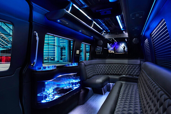 van rental with black interior