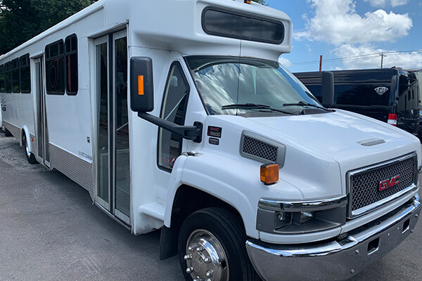 white party bus