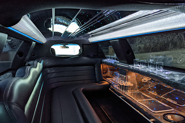 inside limousine service